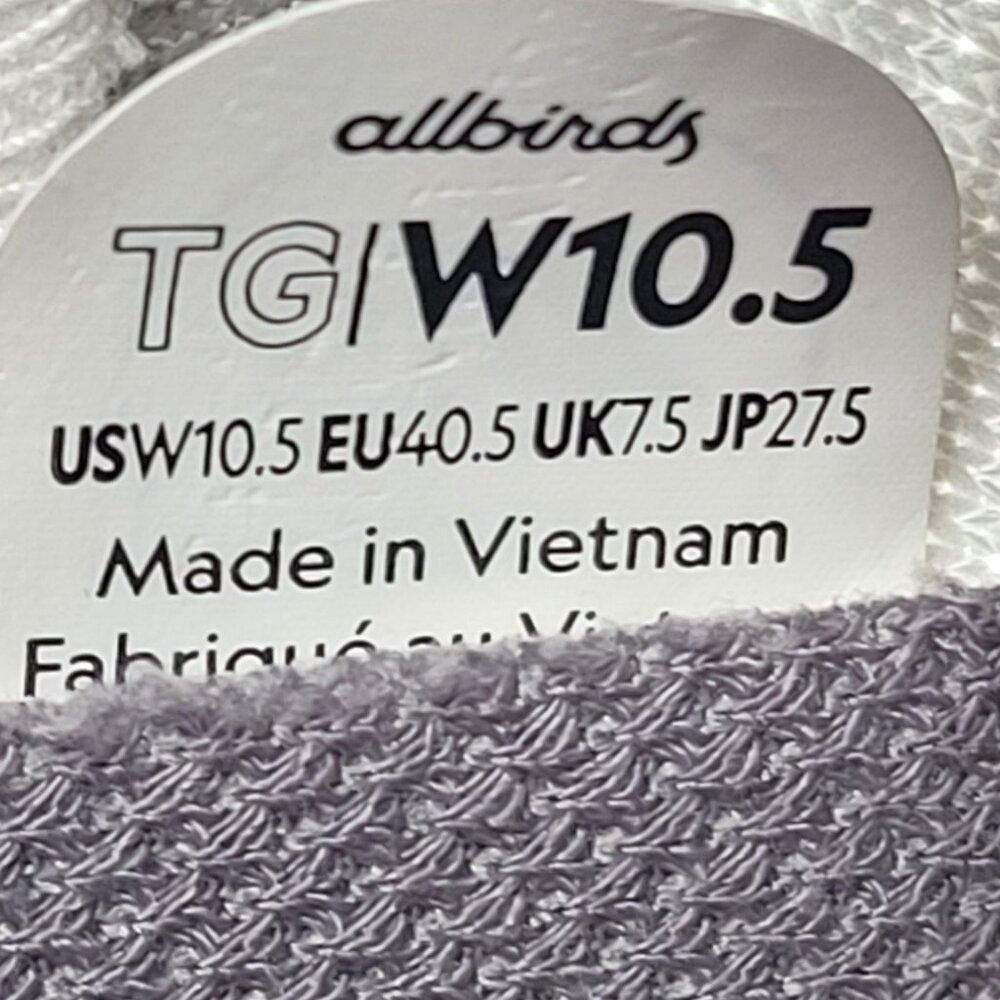 Allbirds Tree Glider Women's White Sneakers US Size 10.5 - Picture 10 of 10